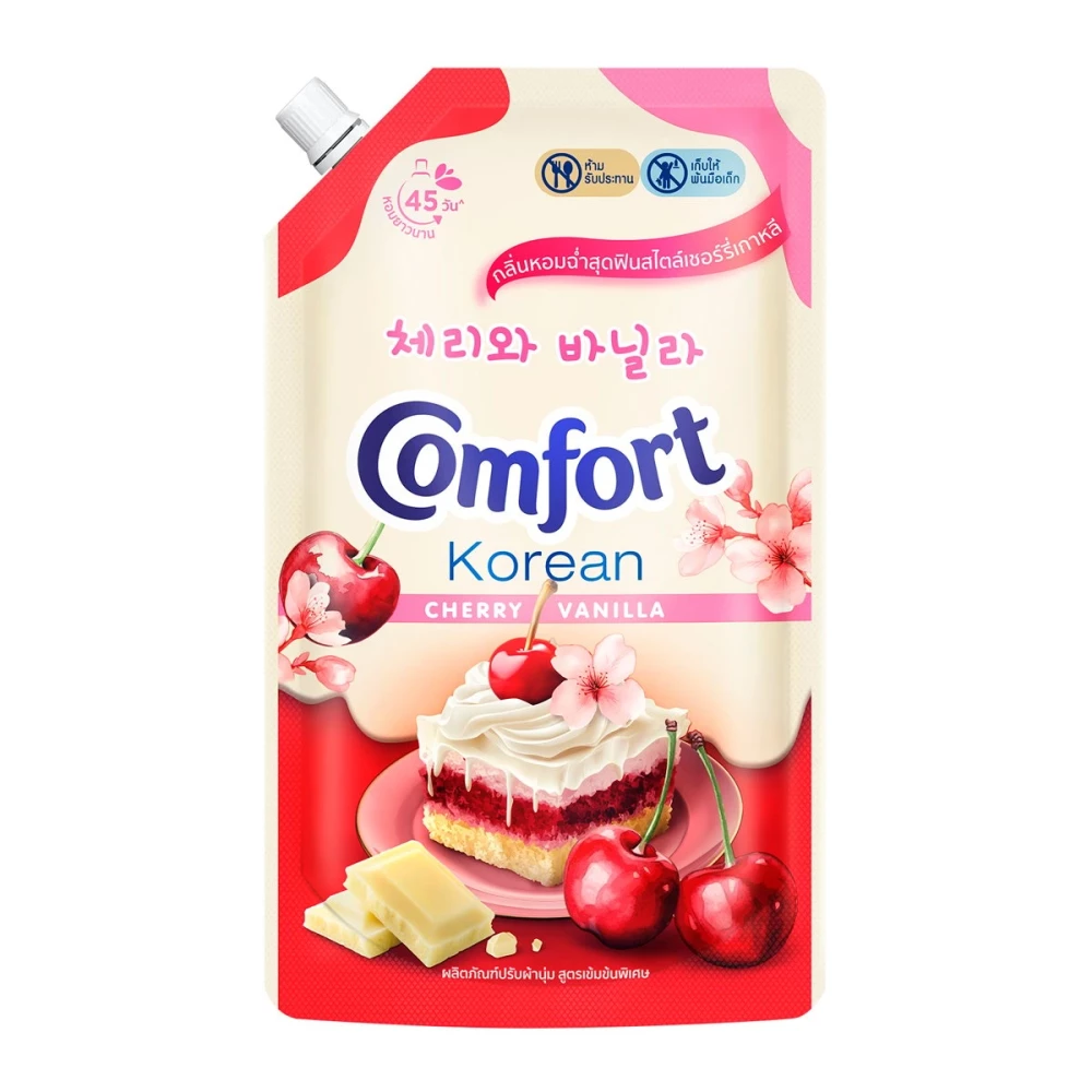 Кондиционер для стирки белья Comfort Softener Korean Cherry Vanilla 470 мл