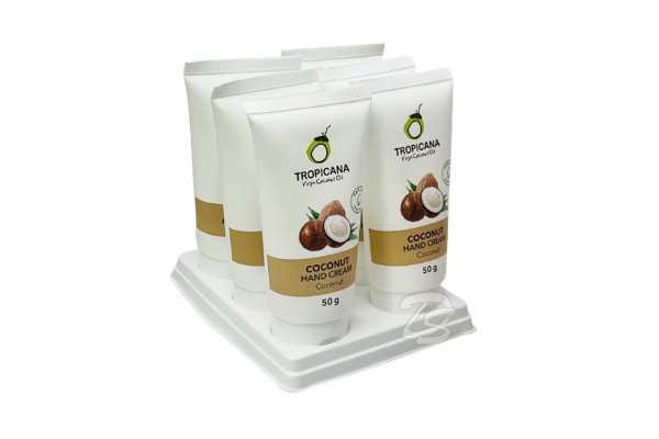 (НАБОР 6 ШТ) Кокосовый крем для рук без парабенов от Tropicana Oil, Coconut Hand Cream (non-paraben), 6 шт по 50 гр
