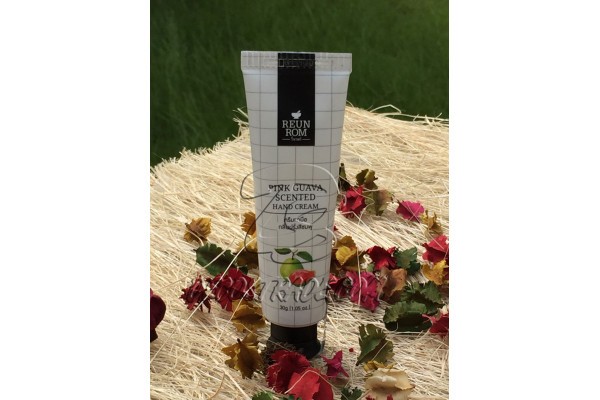Антивозрастной, осветляющий крем для рук «Розовая Гуава» от Reunrom, Pink Guava Scented Hand Cream, 30 гр