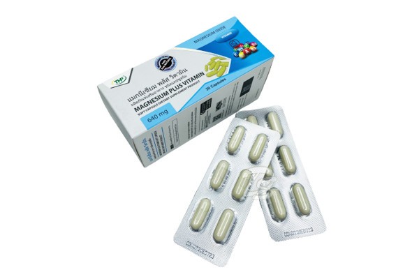 Биоактивный комплекс для улучшения работы нервной системы Магний плюс витамины Magnesium Plus Vitamin, 30 капсул