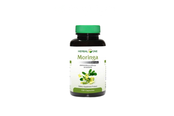 Биодобавка Листья моринги 450 мл от Herbal One Moringa 100 капсул