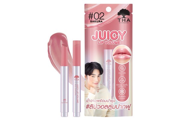 Блеск для губ Tha by Nongchat 2g #02 Сакура