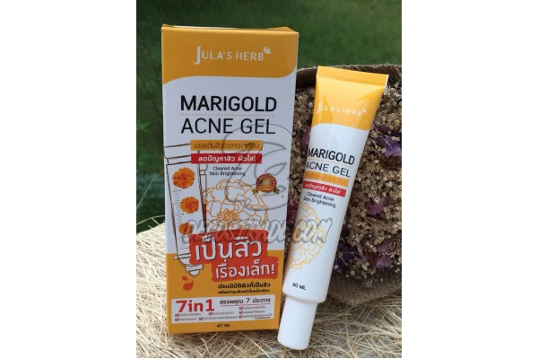 Гель против акне точечного действия с Календулой от Jula'S Herb, Marigold Acne Gel, 40 мл