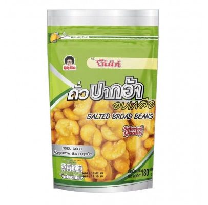 Жареные солёные Бобы Koh Kae Salted Broad Beans 180 гр