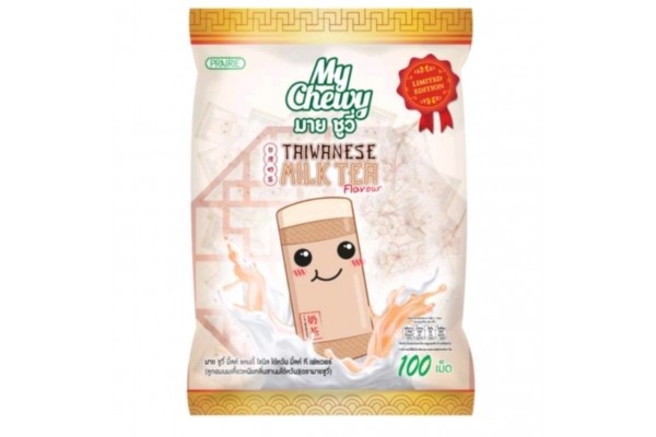 Жевательные молочные конфеты "Тайваньский молочный чай" My Chewy (100 шт) 360 гр