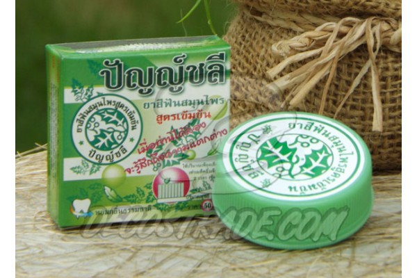 Зубная паста на тайских травах от Punchalee, Thai Herb Toothpaste, 25 гр