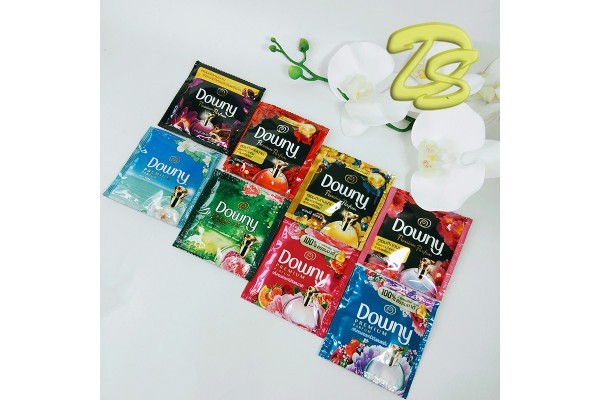 Коллекция концентрированных парфюмированных кондиционеров для белья с различными ароматами от Downy, 8 шт. емкость 16-20 мл.