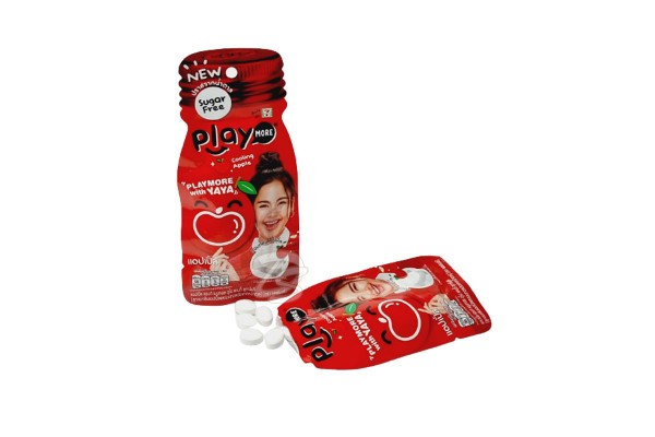 Конфетки с охлаждающим эффектом яблочный вкус от Playmore Cooling Apple Candy 12 гр