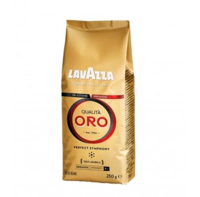 Кофе в зернах Lavazza Oro 100% Арабика 250 гр