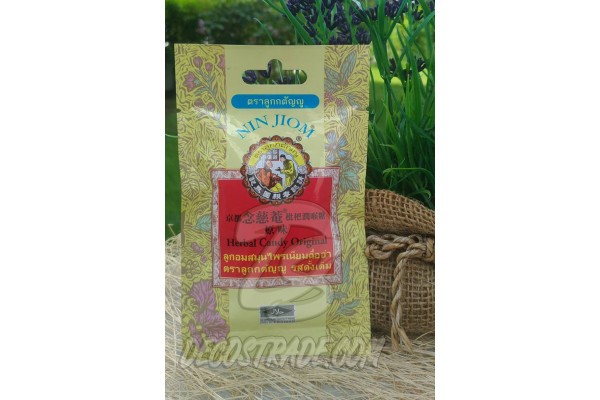 Леденцы для горла «Оригинальные» от Nin Jiom, Herbal Candy Original, 20 гр