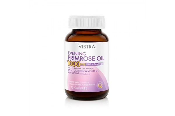 Масло вечерней примулы для женского здоровья от Vistra Evening Primrose Oil 1000мг 45 капсул