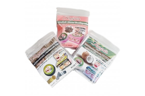 Набор мини зубных паст 3 шт по 2 гр от Rasyan Toothpaste Tester Set