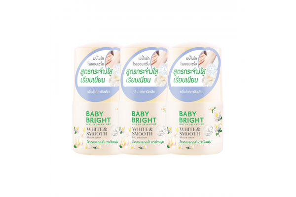 Натуральный дезодорант-сыворотка Baby Bright White and Smooth Камелия без спирта для кожи подмышек 50 мл ? 3 шт
