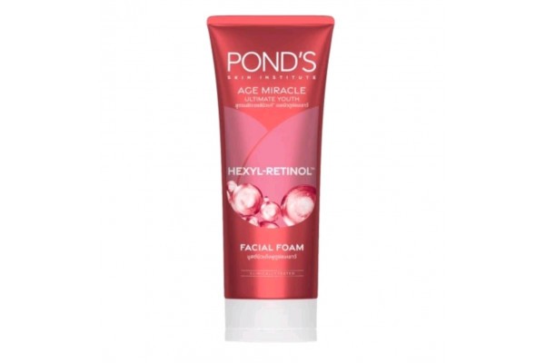 Пенка для умывания Pond's с Гексил-Ретинолом для омолаживания кожи 90 гр