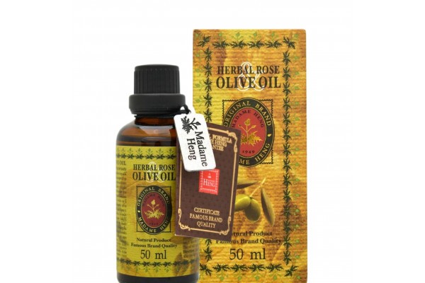 Питательное масло «Роза и Олива» для кожи и волос от Madame Heng, Herbal Rose & Olive oil, 50 мл