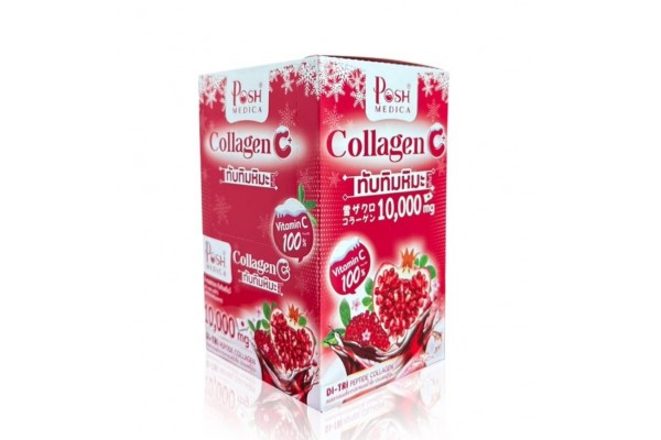 Питьевой коллаген С со вкусом Граната Posh Medica Collagen C 18гр?6шт