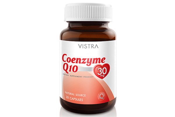 Пищевая добавка Коэнзим Q10 для повышения уровня энергии от VISTRA Coenzyme Q10 30 Капсул
