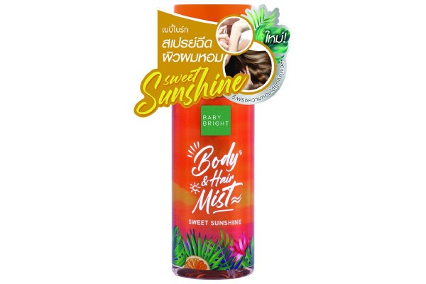 Пляжная коллекция ароматический спрей для тела и волос Сладкое Солнце Baby Bright Beach series Sweet Sunshine Body & Hair Mist 50мл