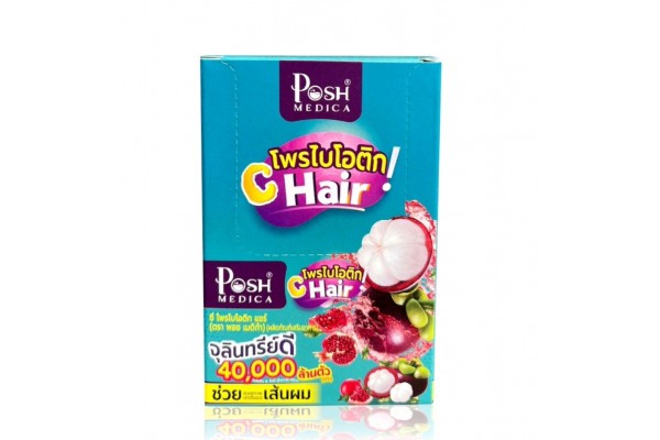 Пробиотик и витамины для волос со вкусом мангостина Posh Medica 20гр.*6шт