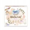 Прокладки с хлопком Sofy Natural Love 23 см с крылышками, 14 шт