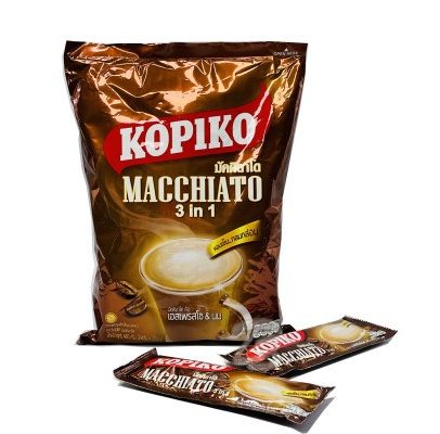 Растворимый кофе 3 в 1 от Kopiko Macchiato Instant Coffee Mix 24g x 20pcs