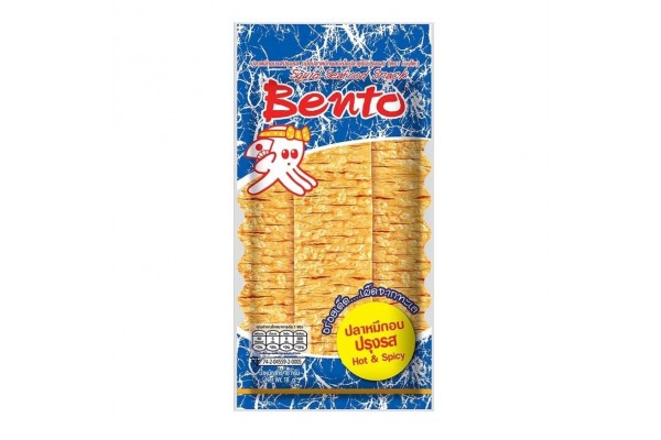 Сушёная закуска Кальмар Bento Hot and Spicy "Обжигающе Острый" 18 гр