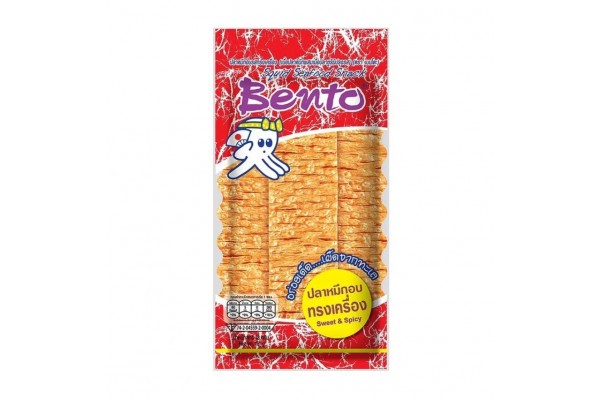 Сушёная закуска Кальмар Bento Sweet and Spicy "Острый и Сладкий" 18 гр