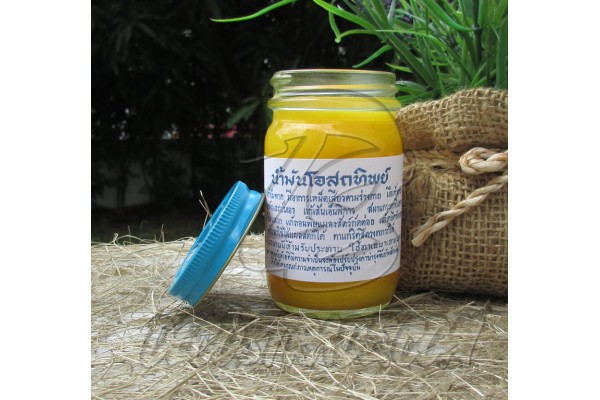 Тайский желтый бальзам, Thai Label Balm Yellow, 100 гр