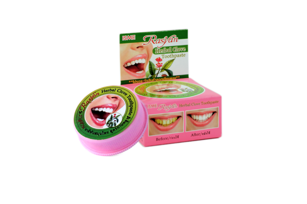 Травяная гвоздичная зубная паста от Rasyan, Herbal Clove Toothpaste, 25 гр