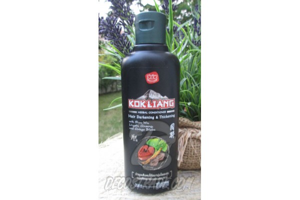 Травяной кондиционер для темных волос от Kokliang, Herbal conditioner Hair Darkening & Thickening, 200 мл