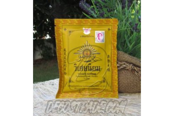 Традиционный тайский зубной порошок Viset-Niyom, Traditional Tooth Powder, 40 гр