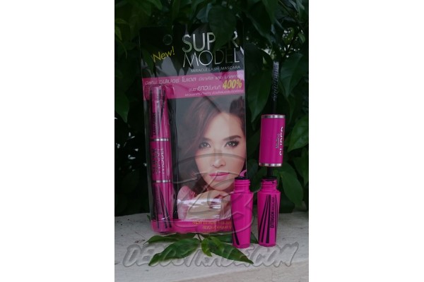 Удлиняющая тушь для ресниц «Супер модель» от Mistine, Super Model Miracle Lash Mascara, 5,5 гр
