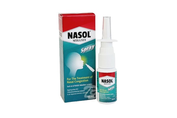 Эффективный спрей для облегчения симптомов насморка от Nasol Nebuliser Spray 15 мл