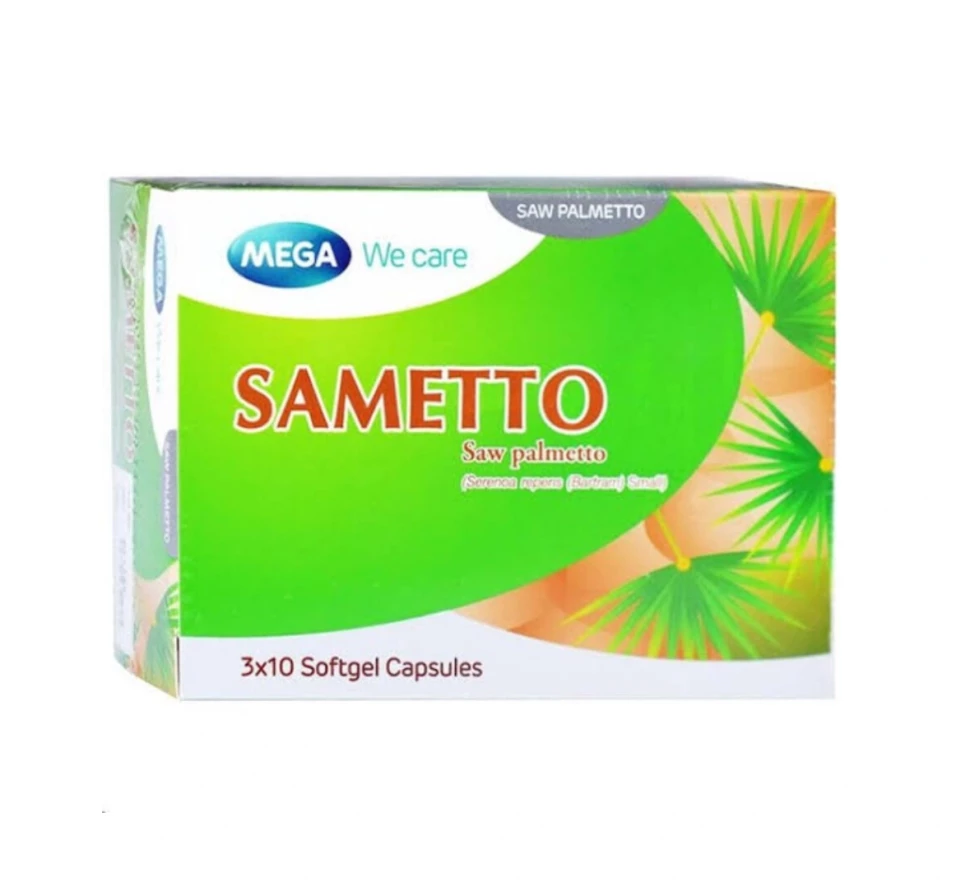 Для мужского здоровья Mega We Care Sametto 3x10 капсул