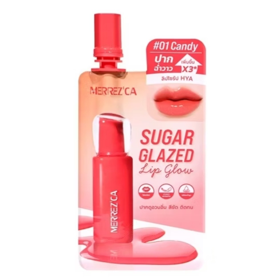 Блеск для губ Merezzca Sugar Glazed оттенок 01 Candy 2 гр