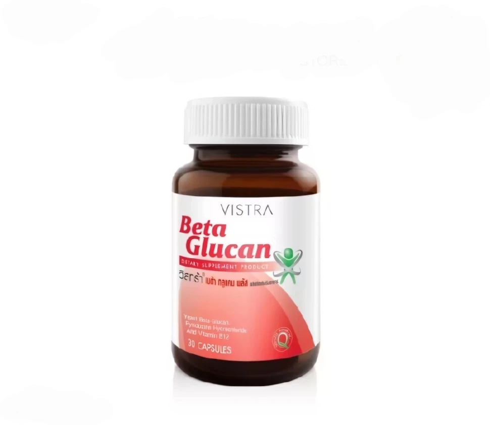 Бета Глюкан для иммунитета Vistra Beta Glucan 30 капсул