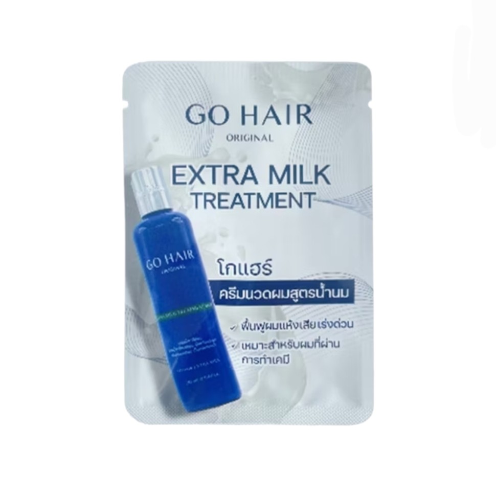 GO HAIR Молочная маска для поврежденных волос Extra Milk 12 мл