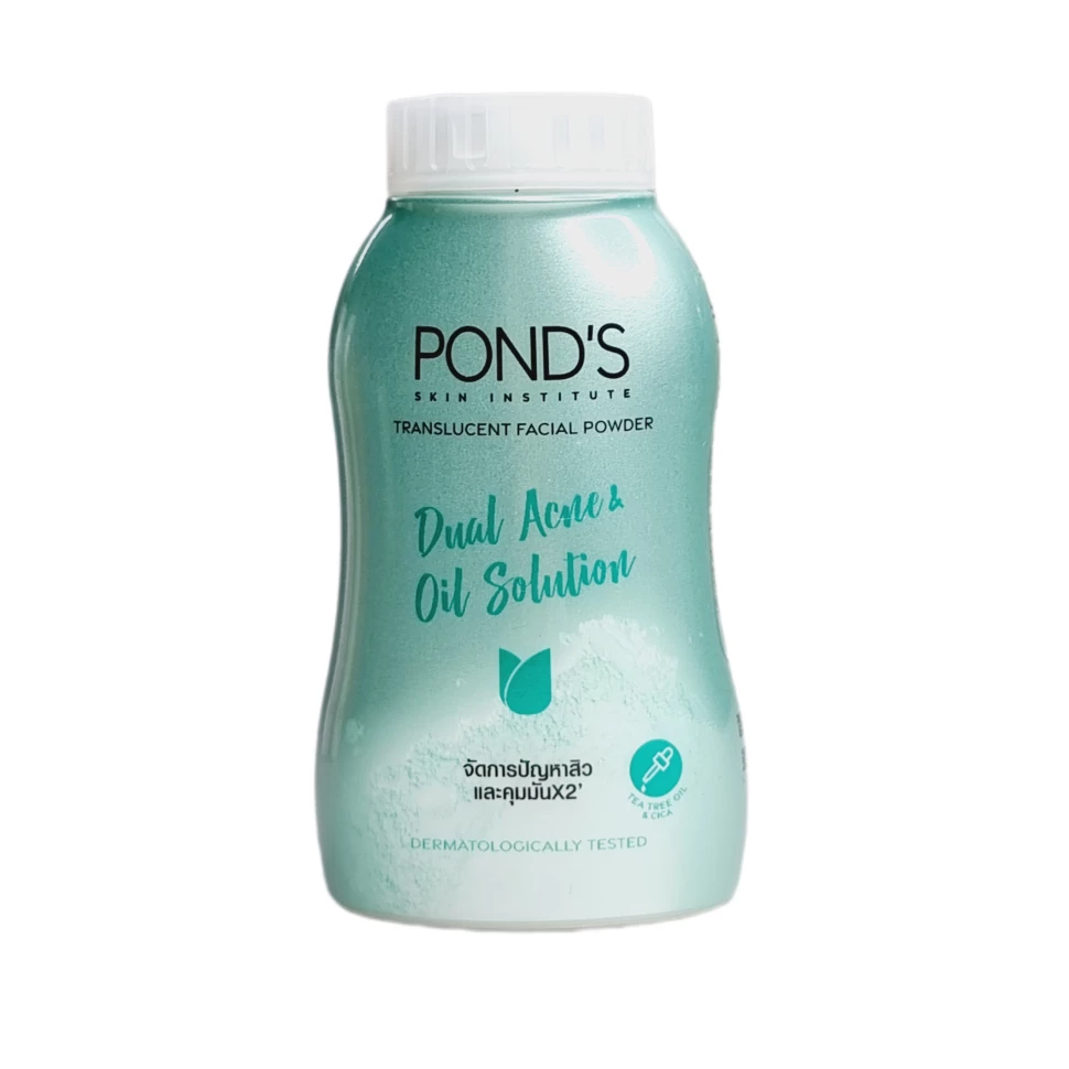Рассыпчатая пудра для лица для жирной кожи склонной к акне Pond's Dual Acne and Oil Solution Formula 45 гр