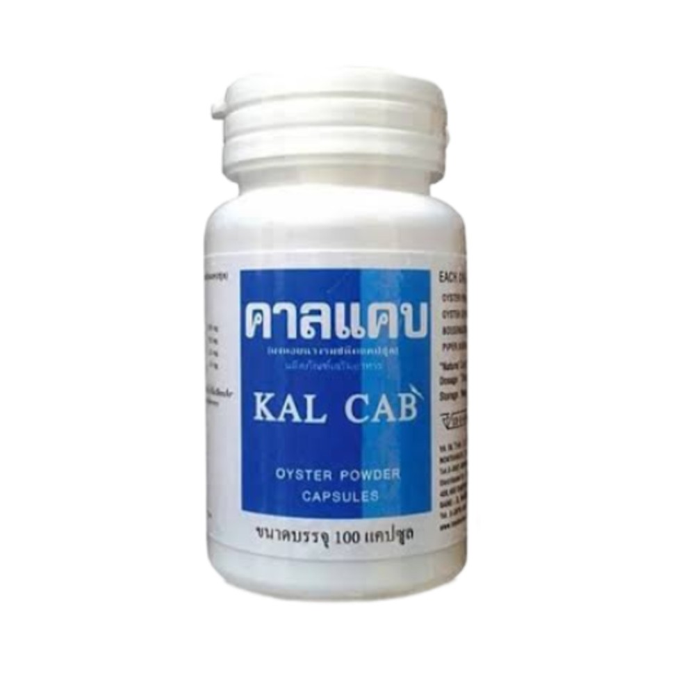 Устричный кальций Kal Cab, 100 капсул