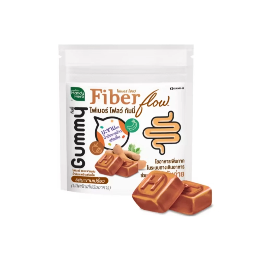 Мармелад для ЖКТ с Тамариндом и Кокосовым маслом Handy Herb Gummy Fiber Flow 4 шт 22 гр