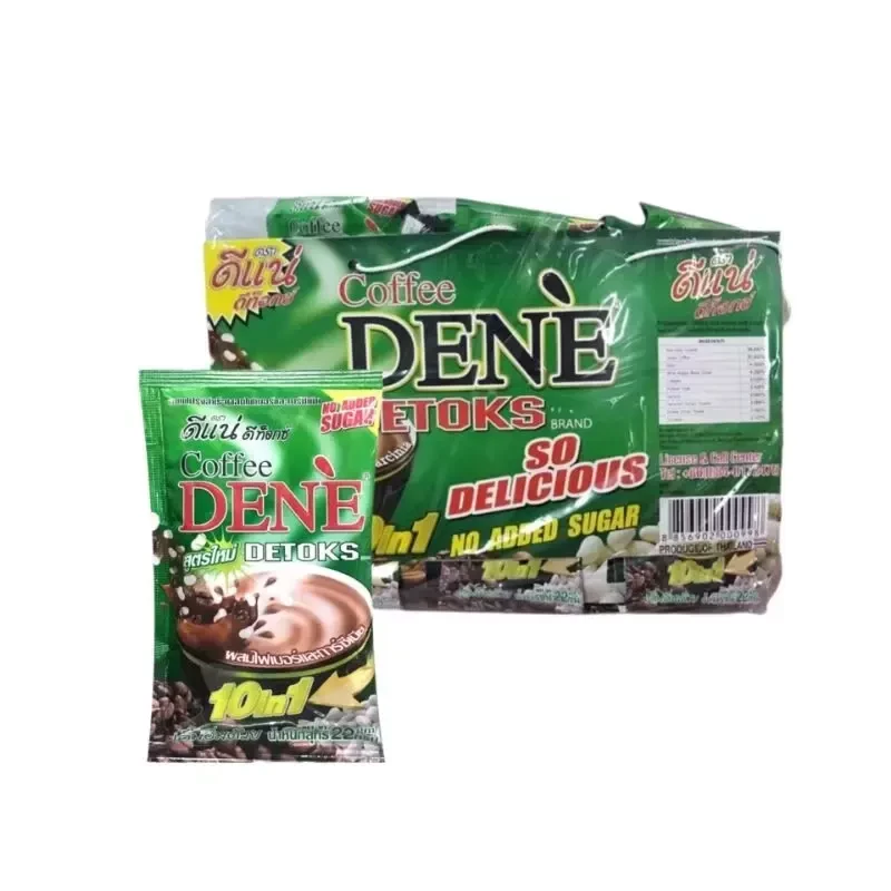 Кофе для детокса и контроля веса Coffee Dene Detoks, 22 гр × 30 саше