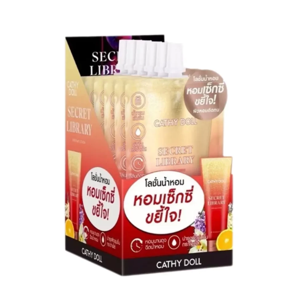 (УПАКОВКА 6 ШТ) Парфюмированный лосьон для тела "Тайная Библиотека" Cathy Doll Perfume Lotion Secret Library 40 мл x 6 шт