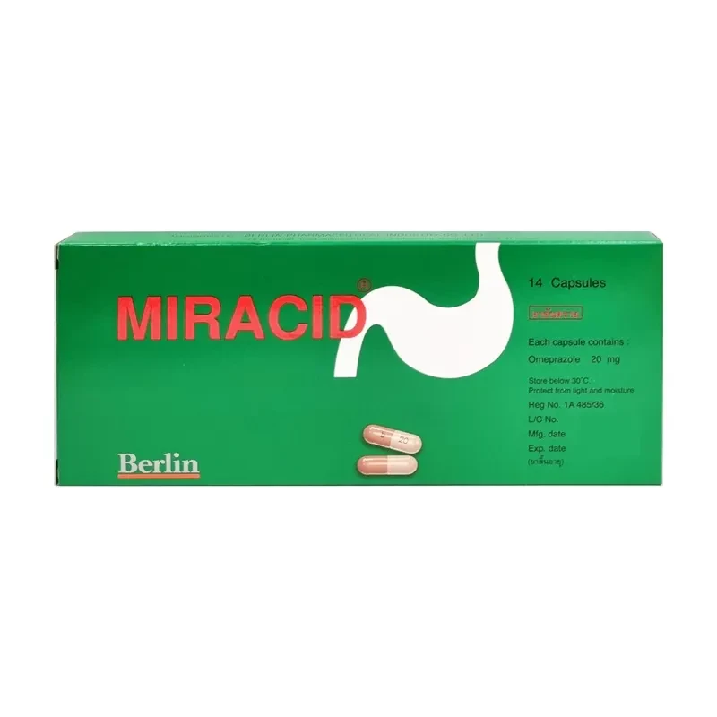 Капсулы от изжоги Miracid 14 капсул