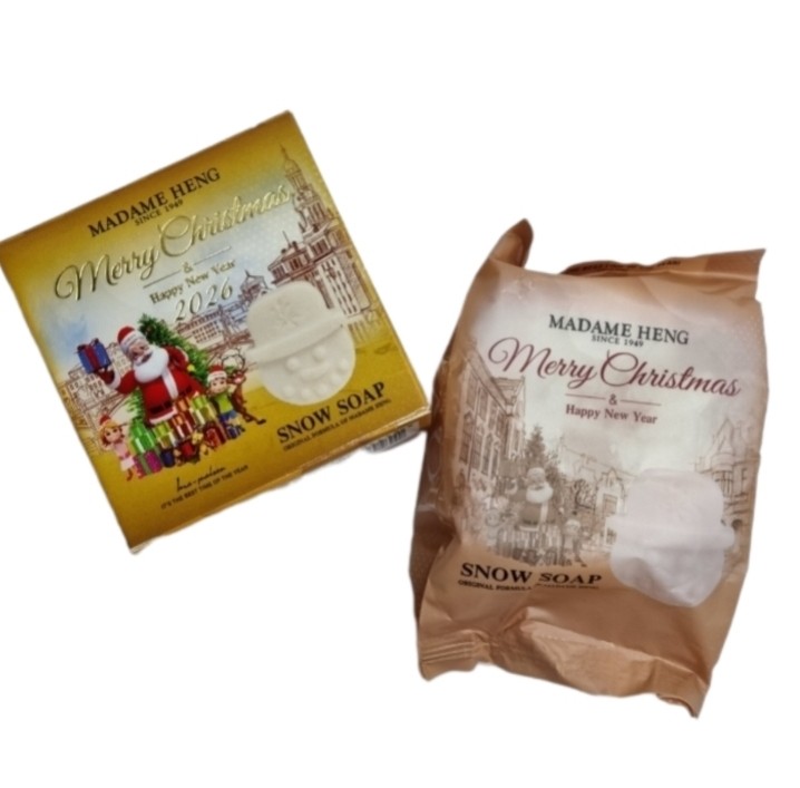 Новогоднее мыло Madame Heng Merry Christmas с ароматом свежести и мяты 110 гр