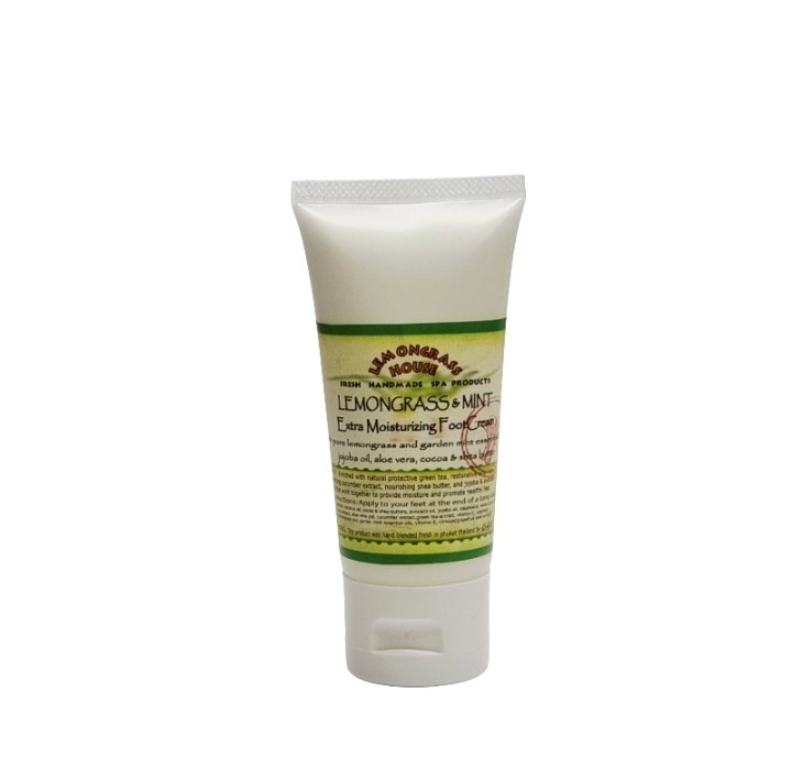 Крем для ног с лемонграссом и мятой Lemongrass House Lemongrass and Mint Extra Moisturizing Foot Cream 60 мл