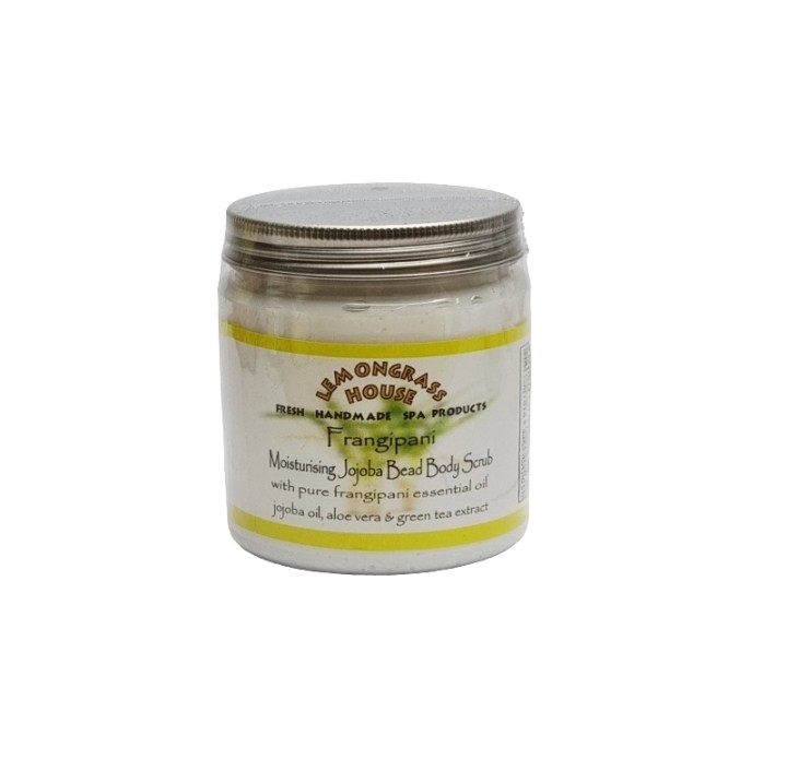 Скраб для тела с гранулами жожоба "Франжипани" Lemongrass House Frangipani Moisturizing Jojoba Bean Body Scrub 300 гр