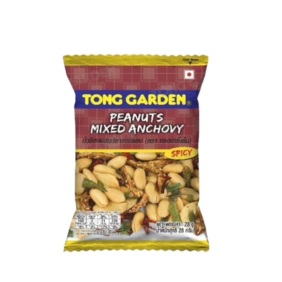 Смесь арахиса с анчоусами от Tong Garden 28 гр за 1 бат