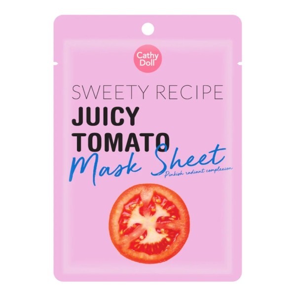 Осветляющая тканевая маска с Томатом от Cathy Doll, «Sweety Recipe» Juicy Tomato Mask Sheet, 25 гр