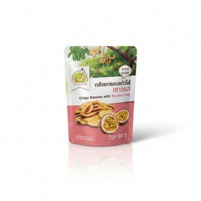 Банановые чипсы с джемом из тамаринда и маракуйи, Tamarind House Crispy Banana with Passion Fruit, 90 гр