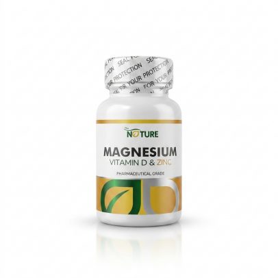 Биологическая добавка с Магнием, Витамином Д3 и Цинком в капсулах от The Nature  Magnesium Vitamin D & Zinc, 810 mg, 30 капсул